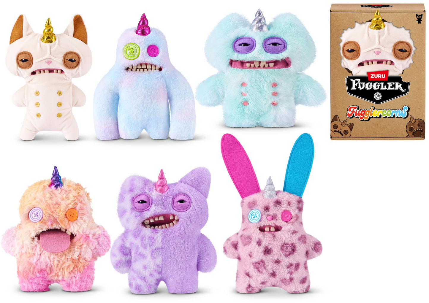 Fuggler Fugglercorns Plush 9"