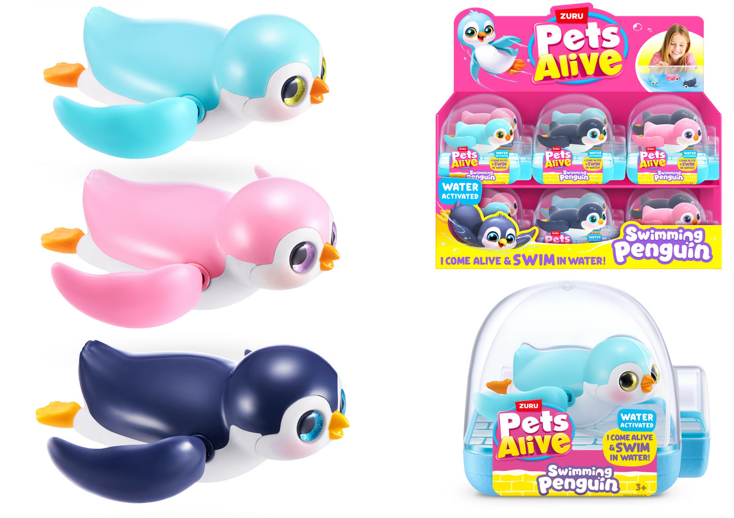 Pets Alive Swimming Penguin S1