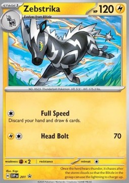Pokemon TCG Zebstrika (SVP 201)