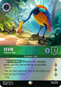 Lorcana TCG - Kevin - Flightless Bird - Epic - 215/207