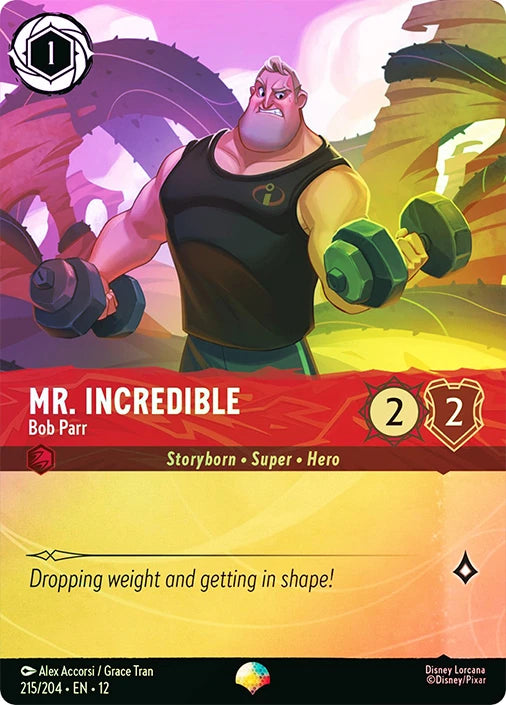 Lorcana TCG - Mr. Incredible - Bob Parr - Epic - 215/204
