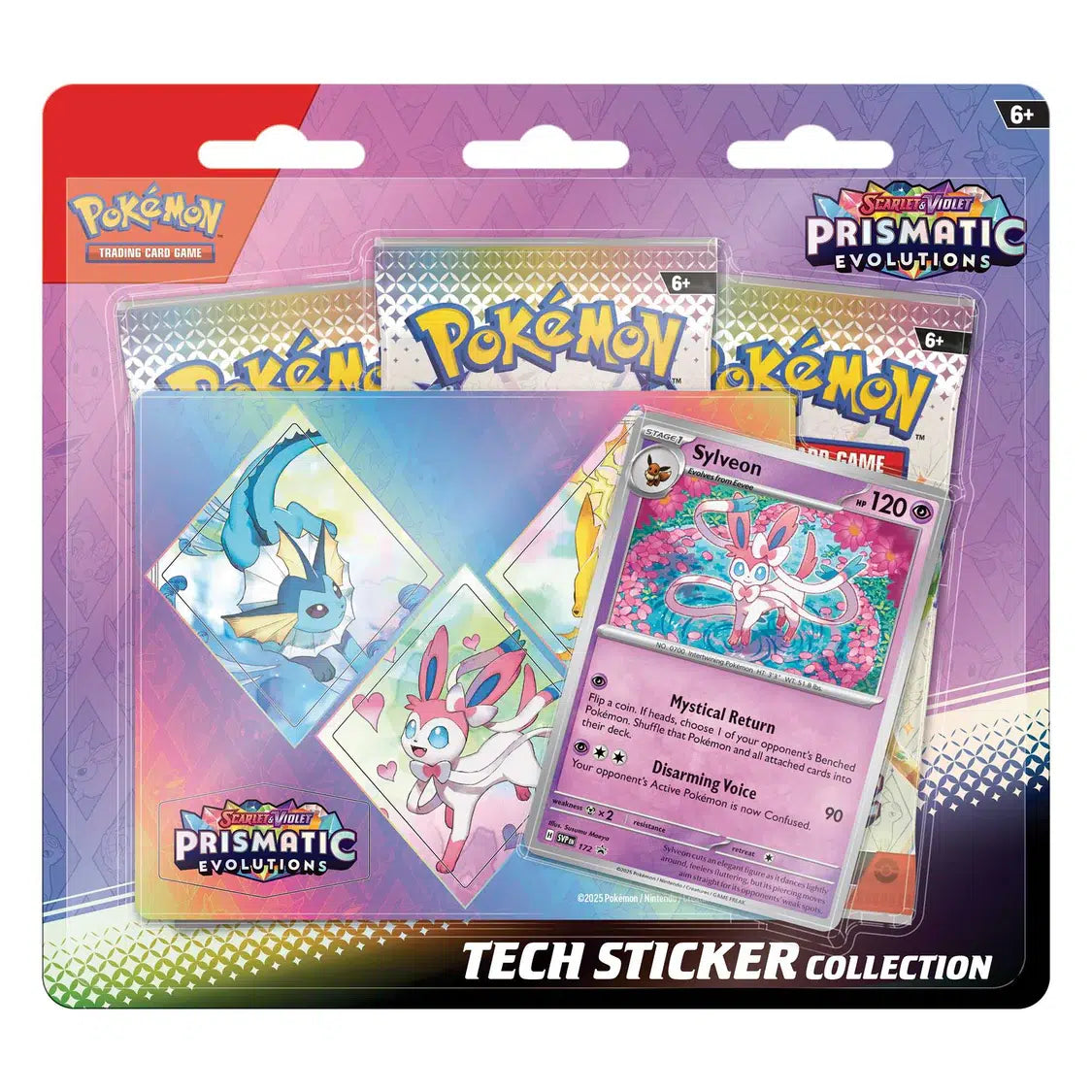 Pokémon TCG Prismatic Evolutions Sticker Collection Sylveon