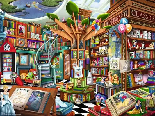 Magical Disney Bookshop, 1500pc Puzzle