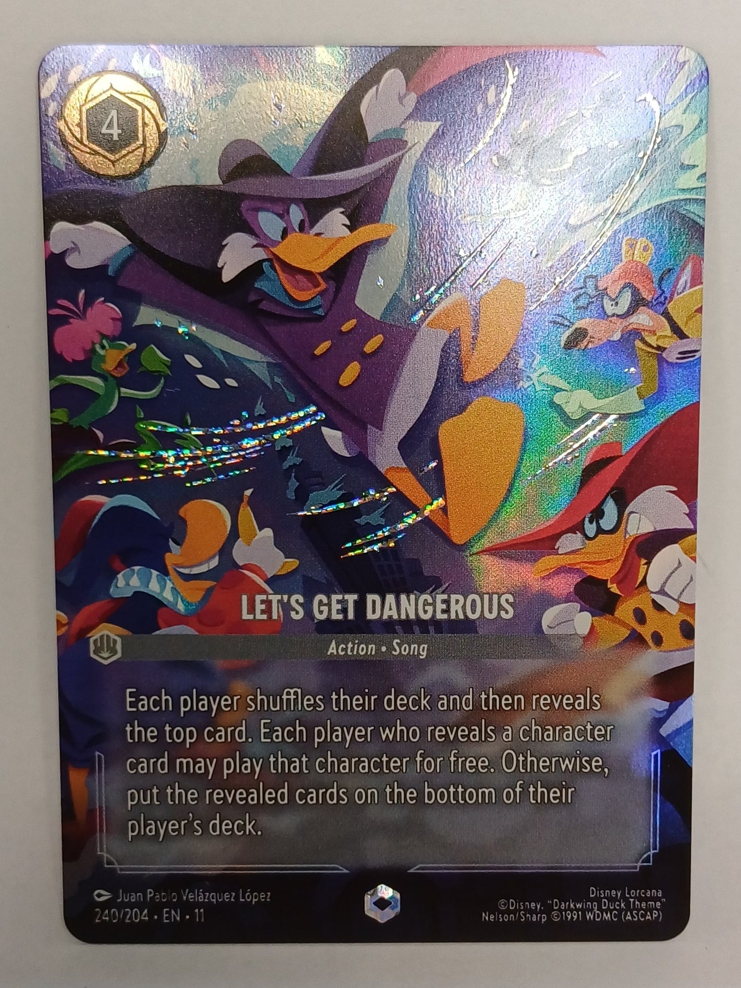 Lorcana TCG - Lets Get Dangerous - Enchanted - 240/204