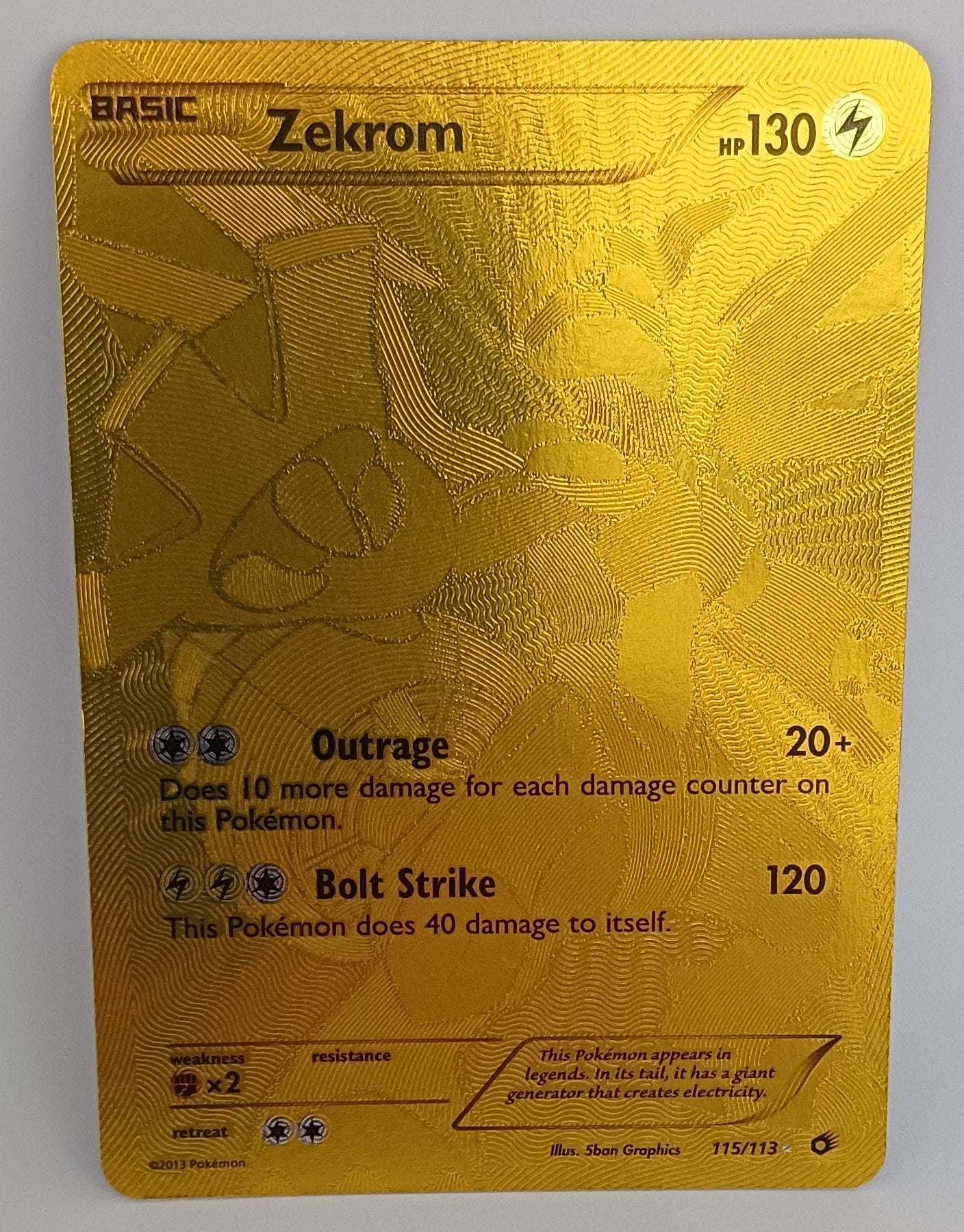 Pokemon TCG Zekrom (LTR 115)