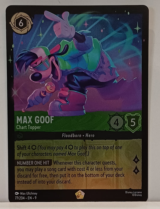 Lorcana - Max Goof - Chart Topper (V.1) - Legendary - 77/204 [Foil]