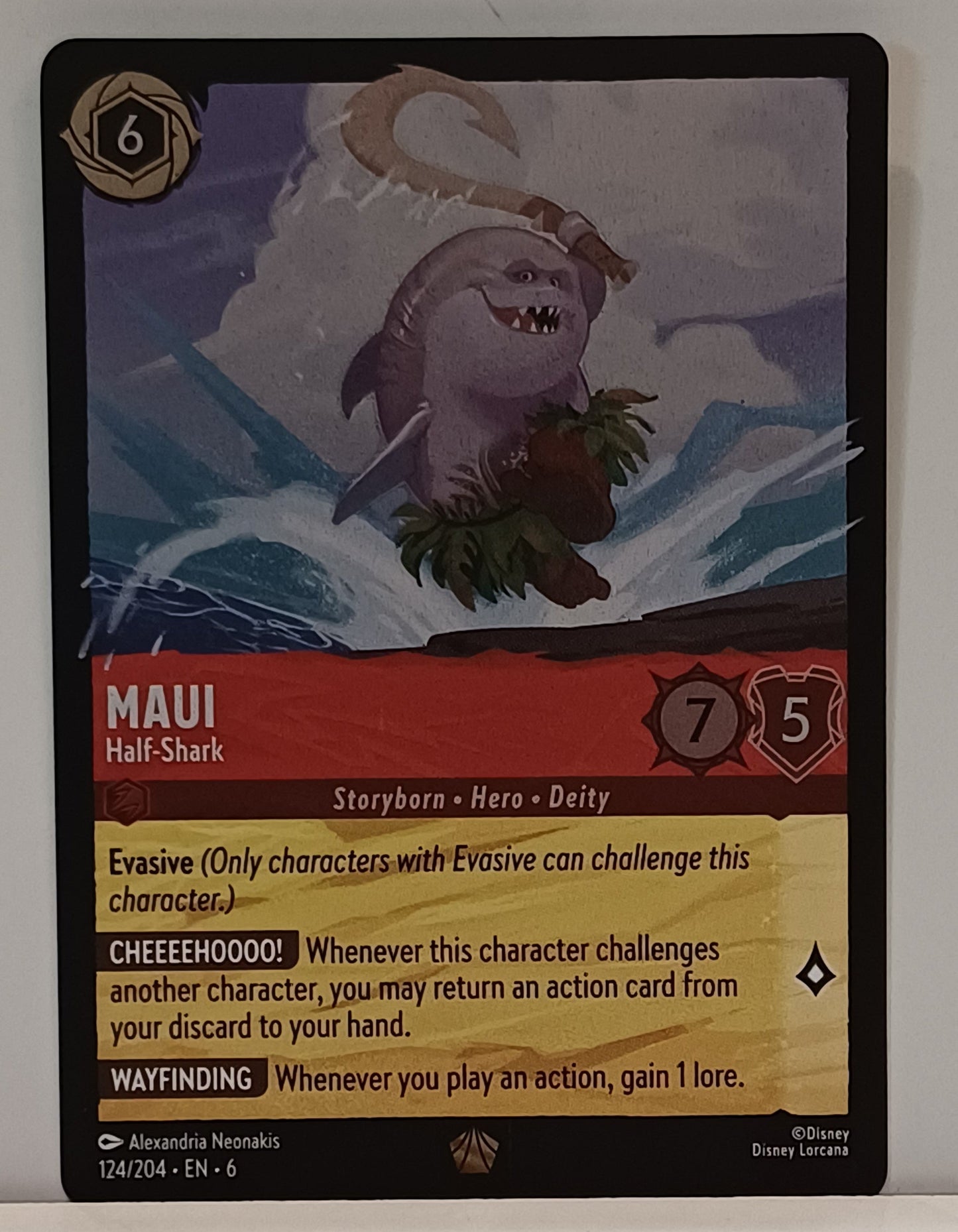 Lorcana - Maui - Half-Shark - Legendary - 124/204 [Foil]