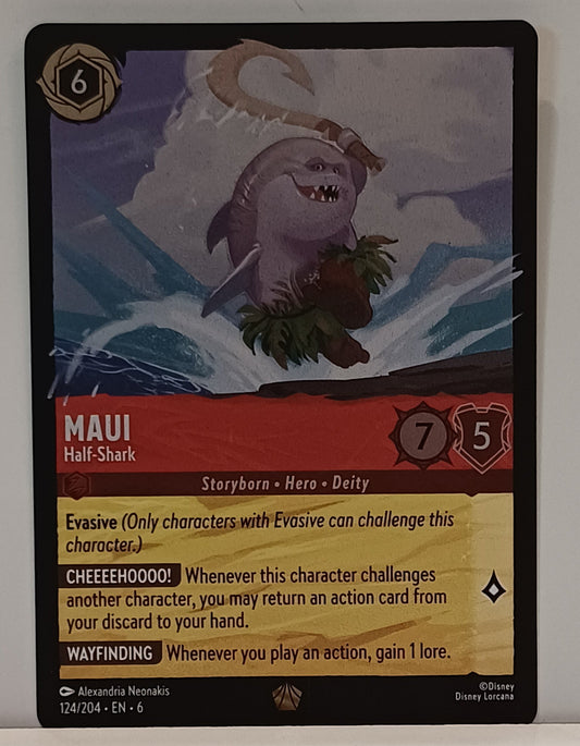 Lorcana - Maui - Half-Shark - Legendary - 124/204 [Foil]