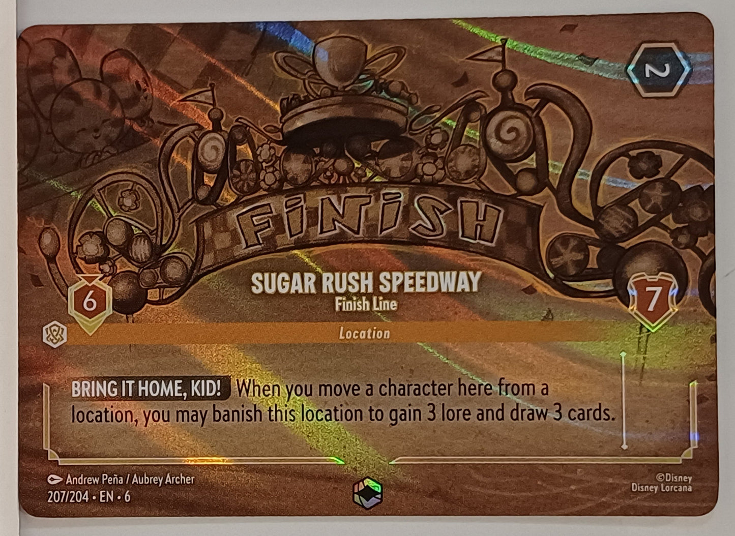 Lorcana - Sugar Rush Speedway - Finish Line (V.2) - Enchanted - 207/204