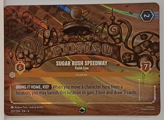 Lorcana - Sugar Rush Speedway - Finish Line (V.2) - Enchanted - 207/204