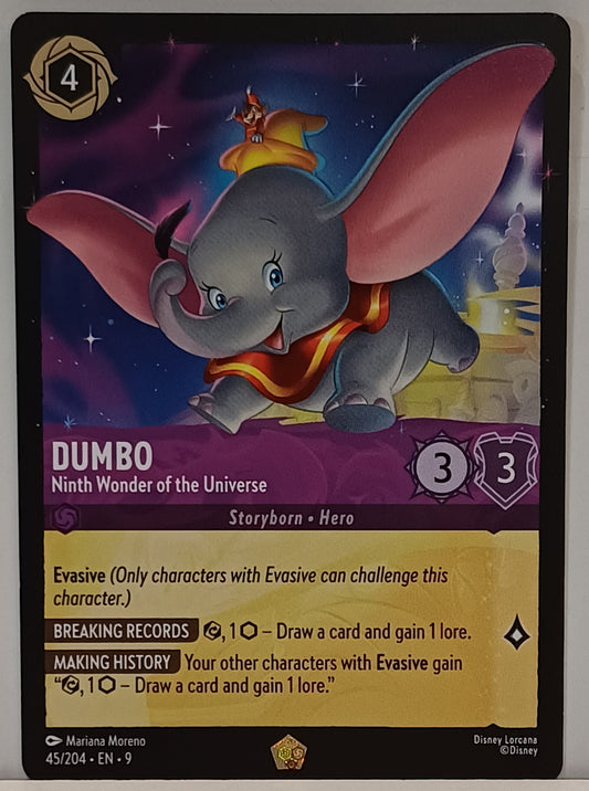 Lorcana - Dumbo - Ninth Wonder of the Universe (V.1) - Legendary - 45/204
