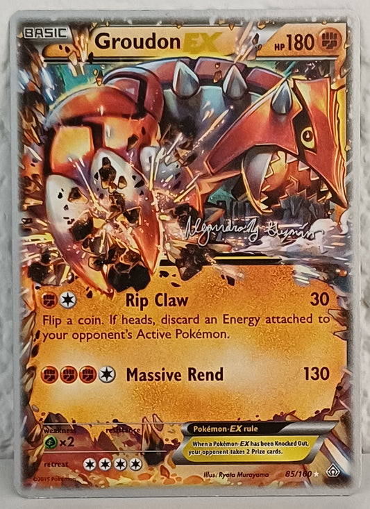 Pokemon TCG Groudon EX (WCD15 PRC 85)