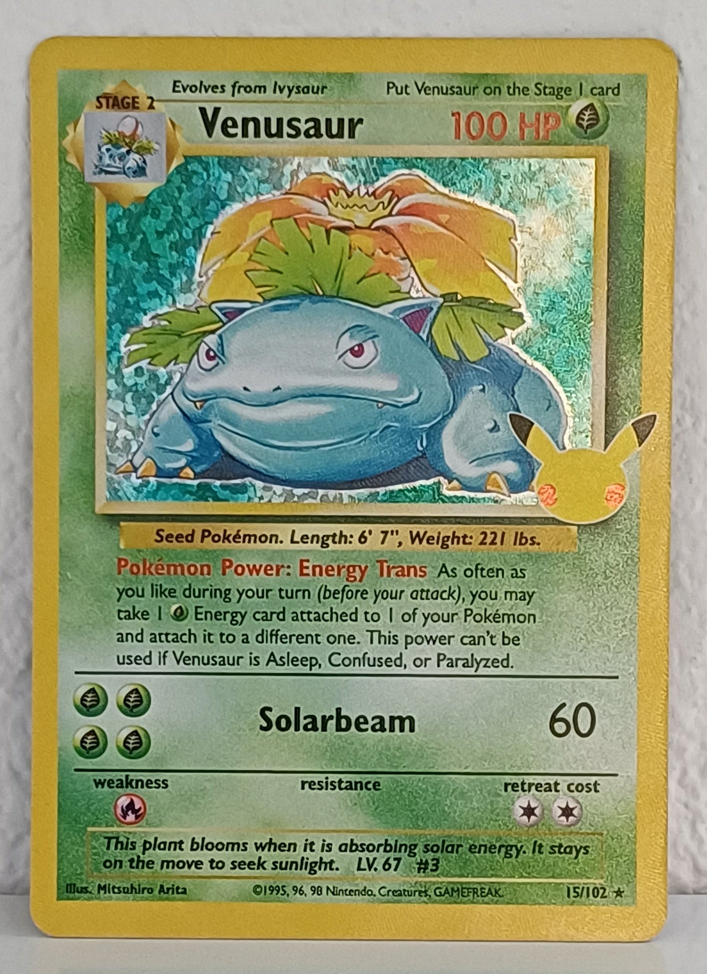 Pokemon TCG Venusaur (CEL BS 15)