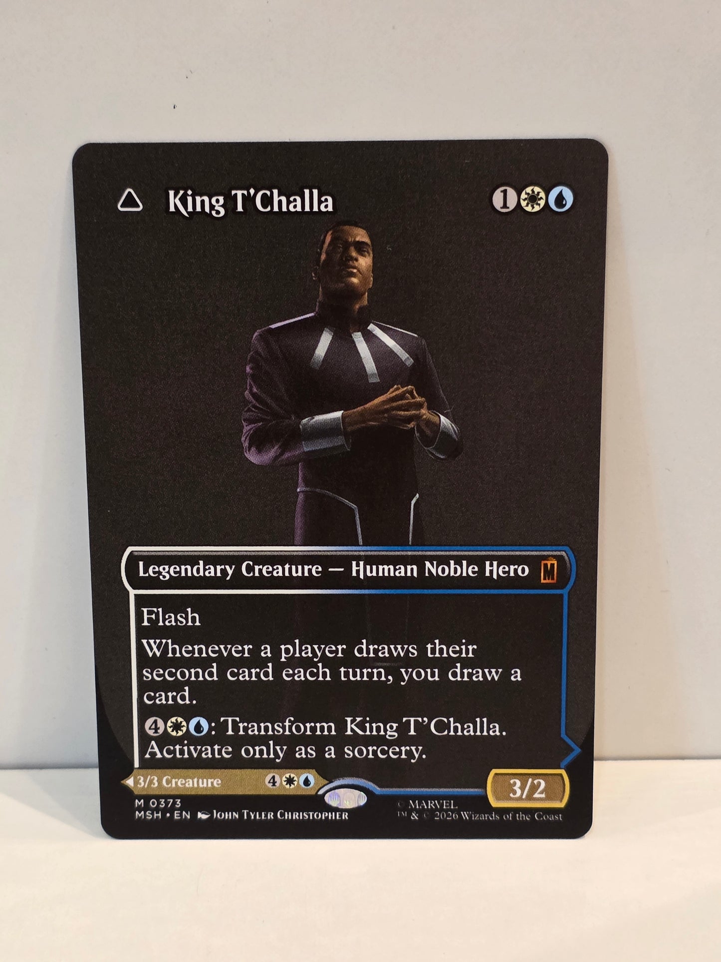 Magic the Gathering - King T'Challa // Black Panther, Hope Enduring (MSH 0373)