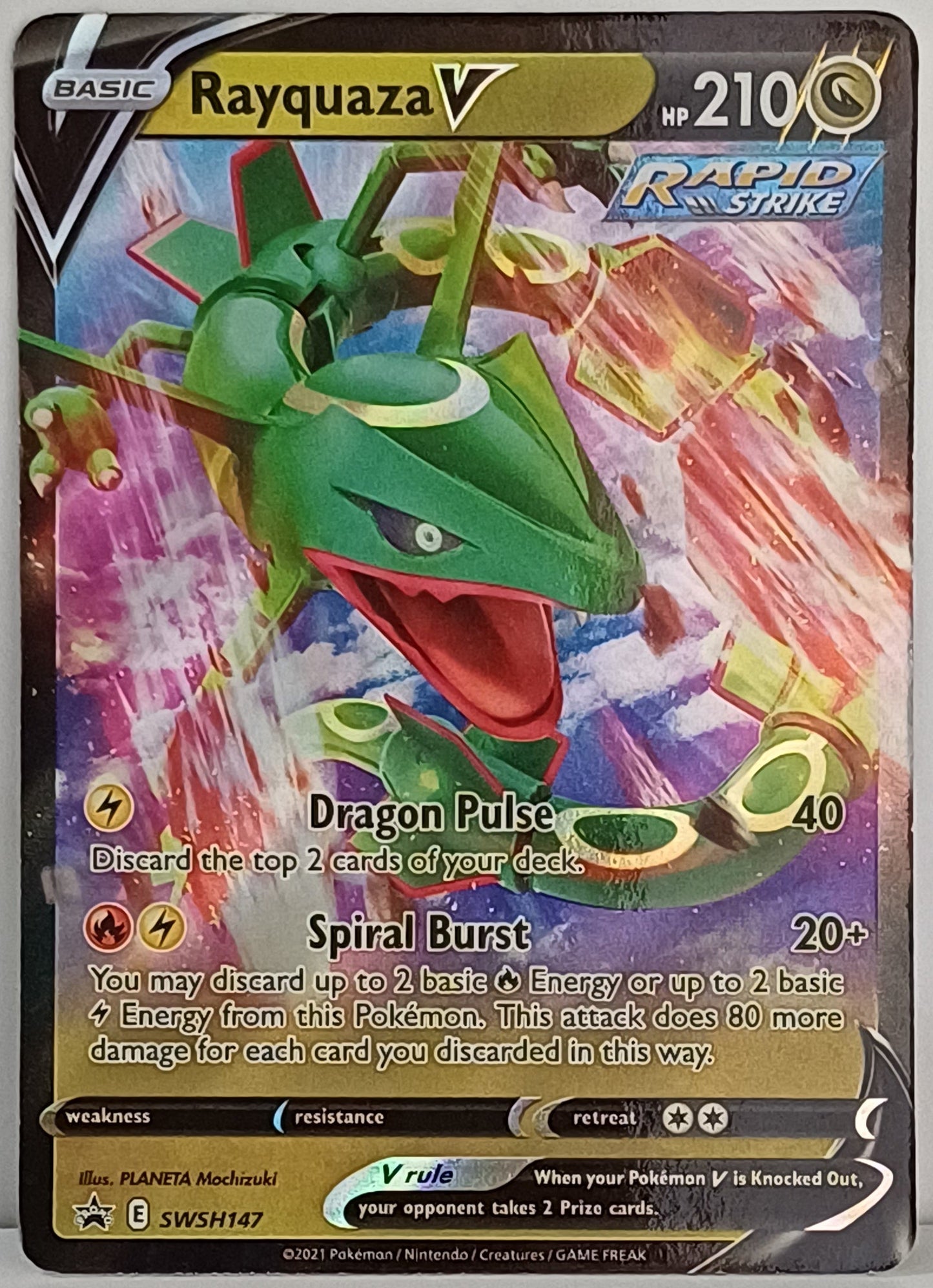 Pokemon TCG Rayquaza V (SWSH 147)