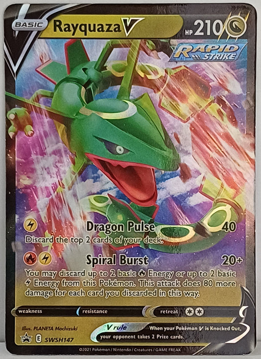 Pokemon TCG Rayquaza V (SWSH 147)
