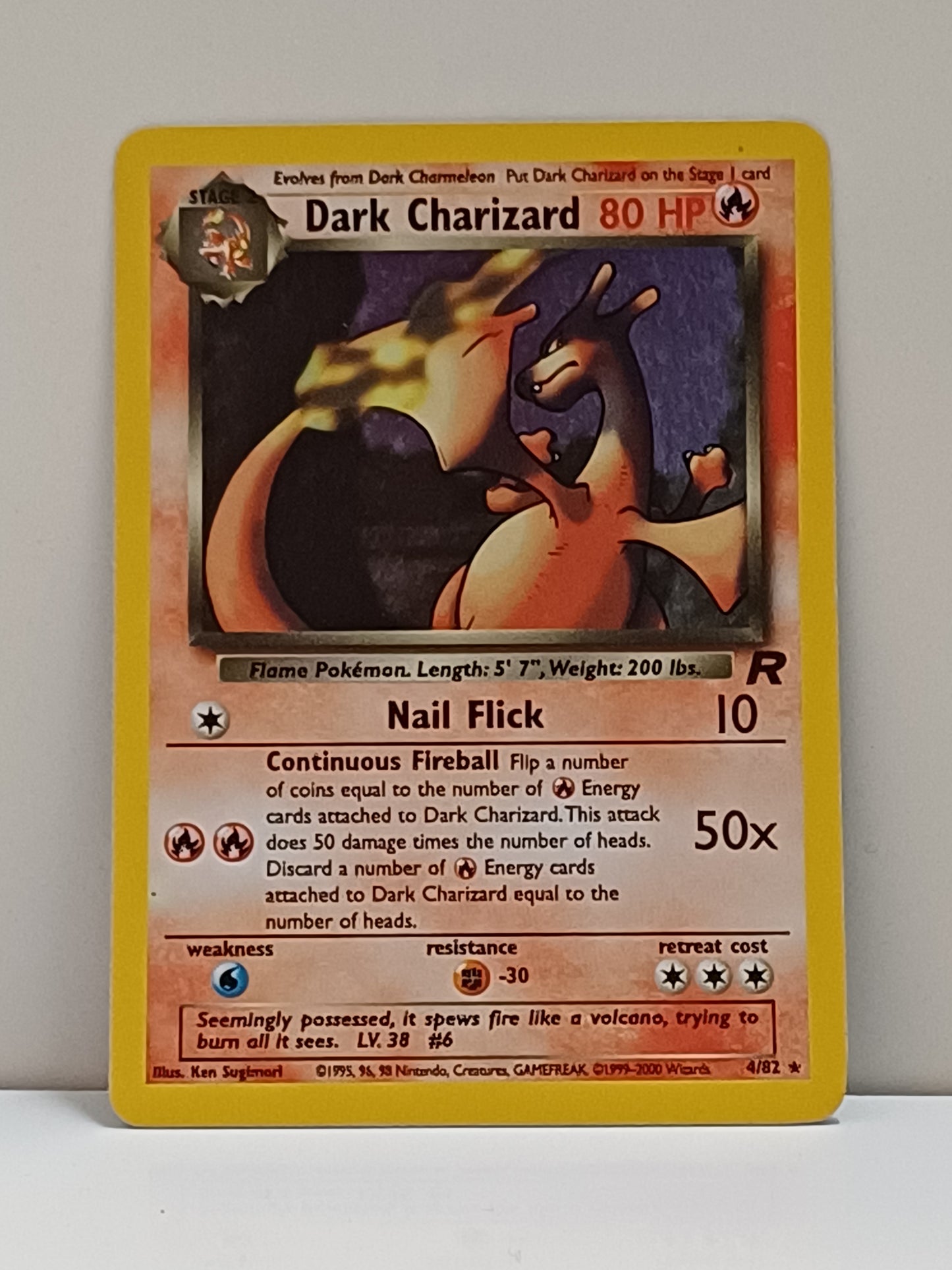 Pokemon TCG Dark Charizard (TR 4)
