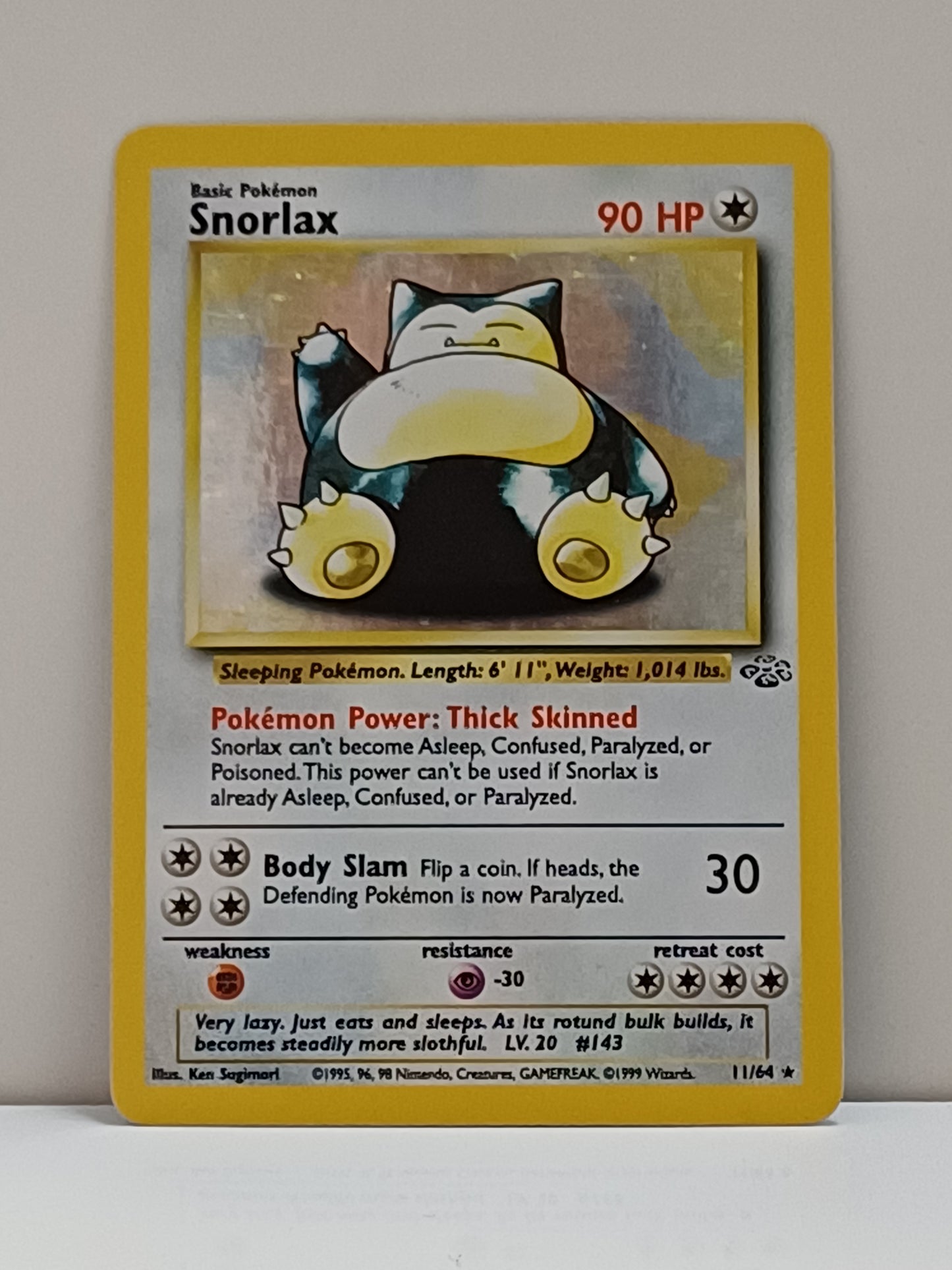 Pokemon TCG Snorlax (JU 11)