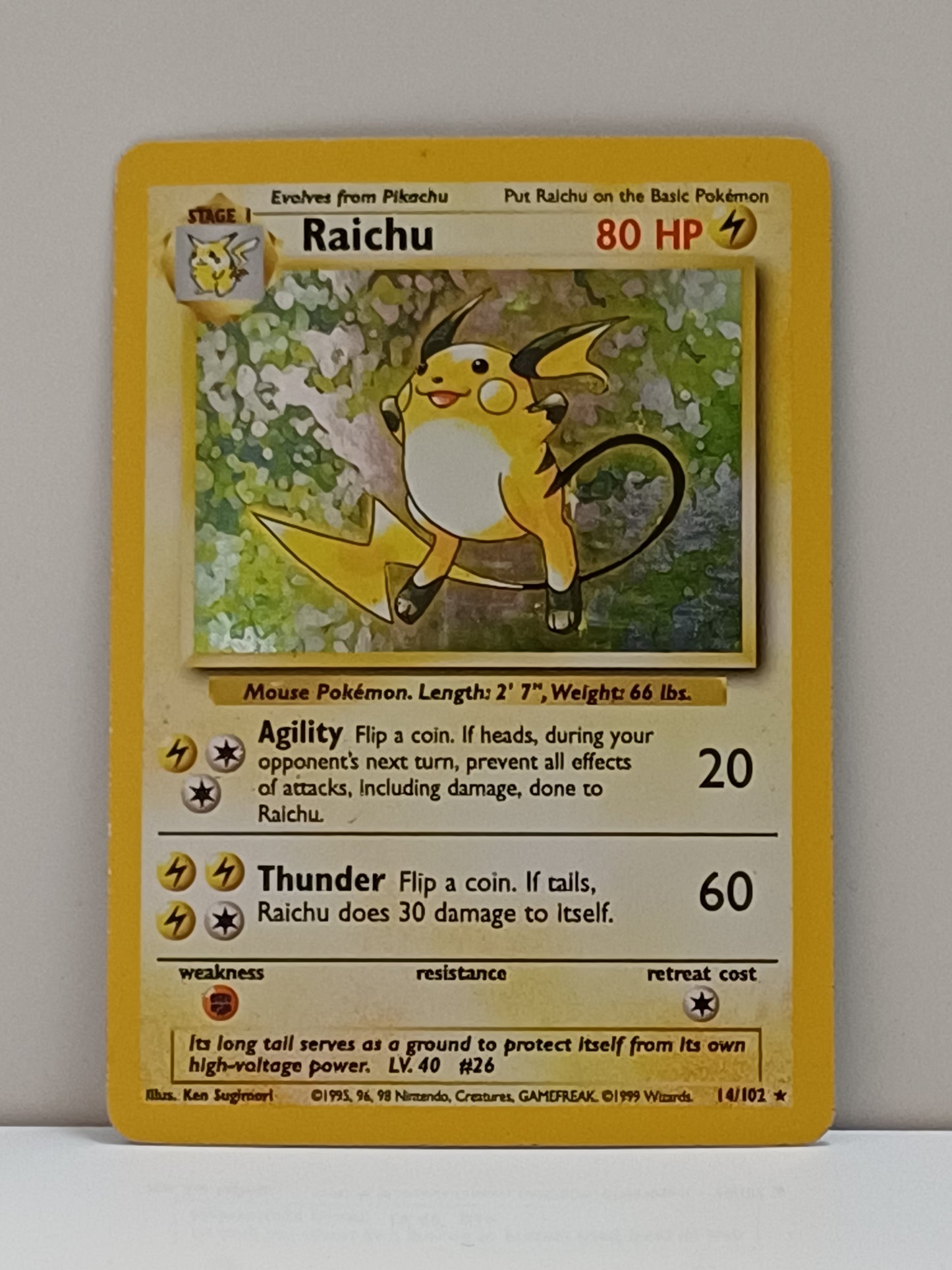 Pokemon TCG Raichu (BS 14)