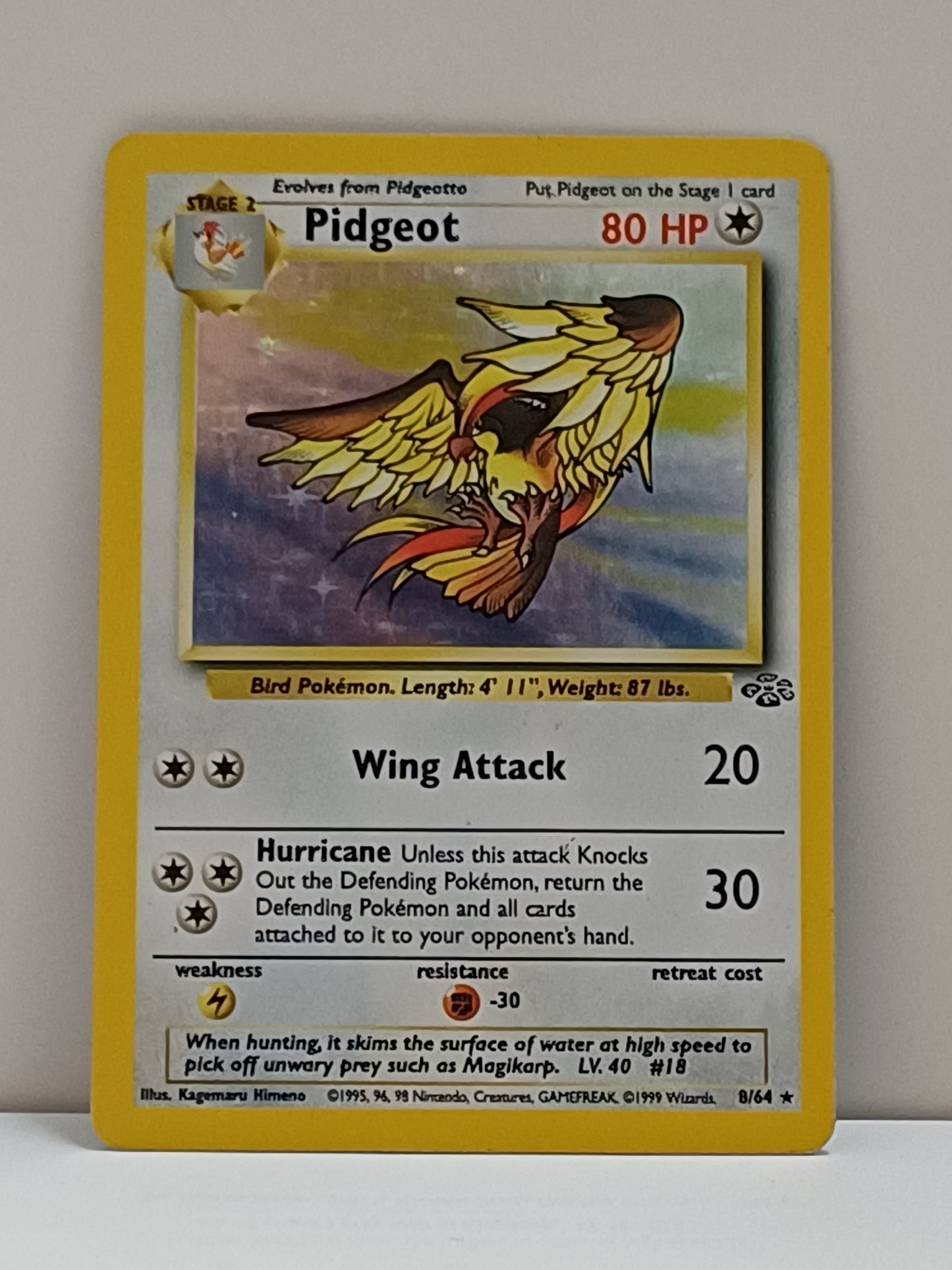 Pokemon TCG Pidgeot (JU 8)