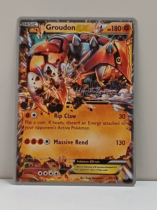 Pokemon TCG Groudon EX (WCD15 PRC 85)