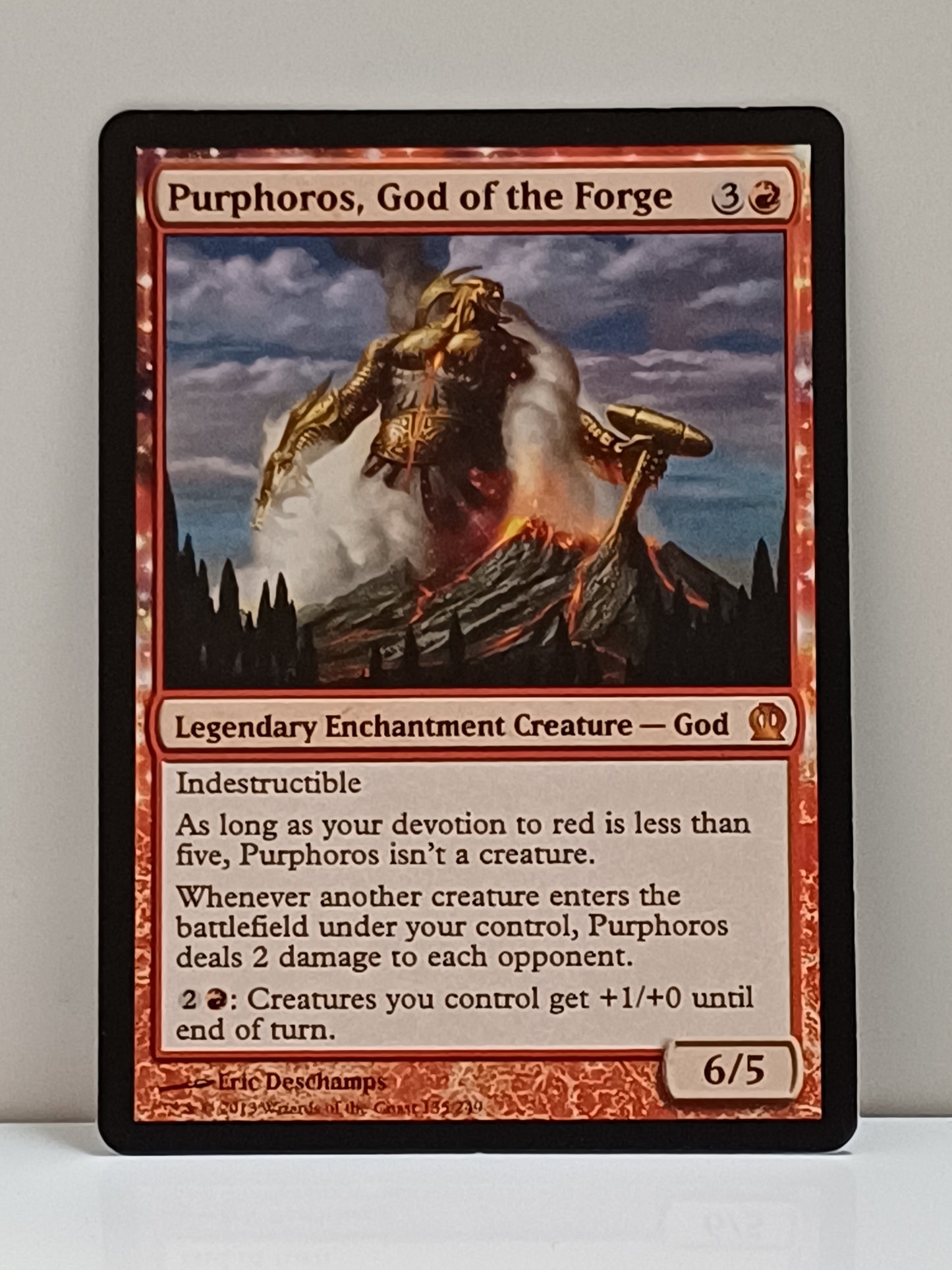 Magic the Gathering - Purphoros, God of the Forge (Theros 135/249)
