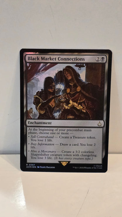 Magic the Gathering Black Market Connections (ACR 0087) [Foil]