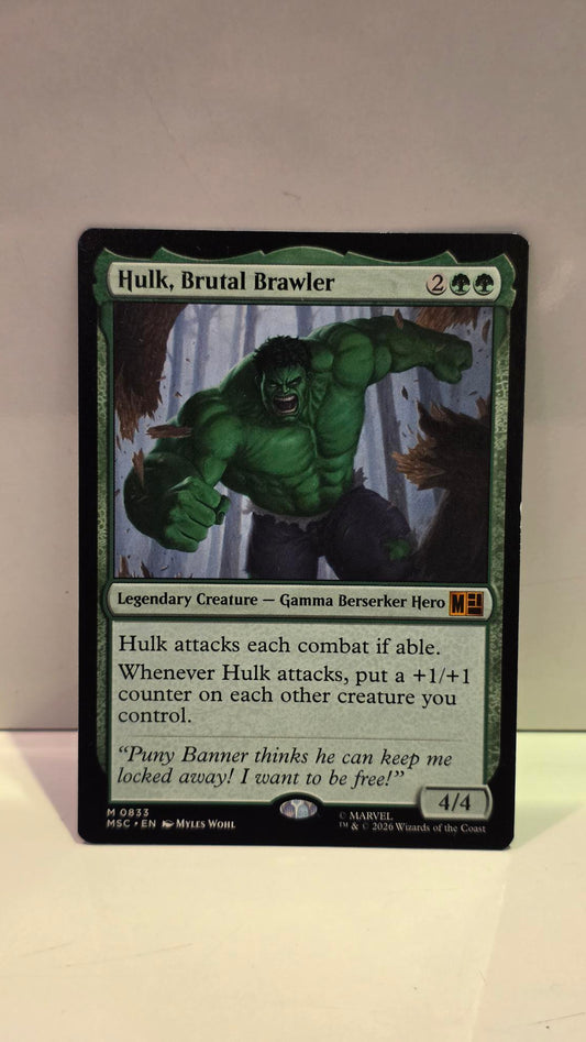 Magic the Gathering Hulk, Brutal Brawler (MSC 0833)