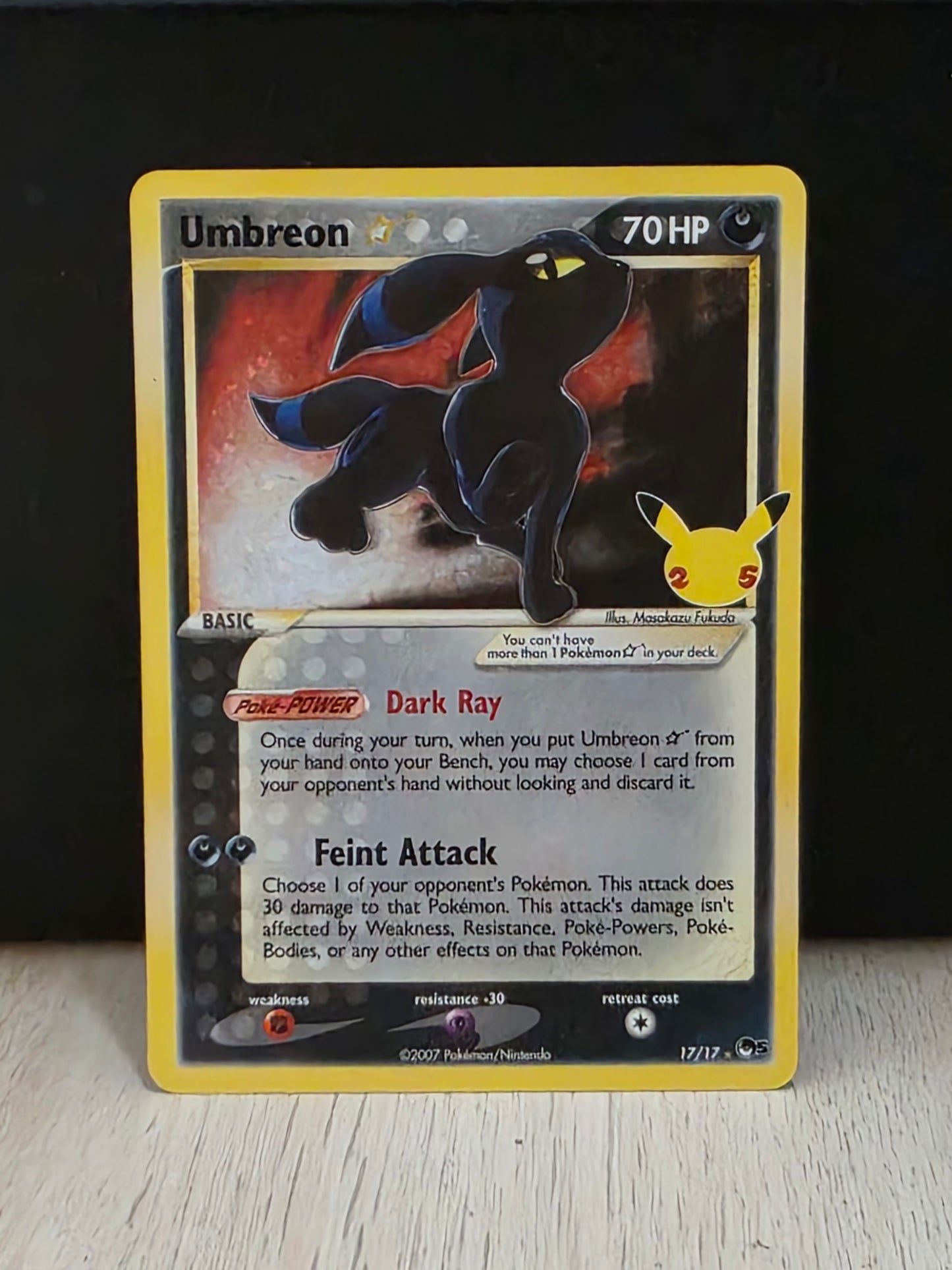 Pokémon TCG Umbreon Gold Star (POP5 17)