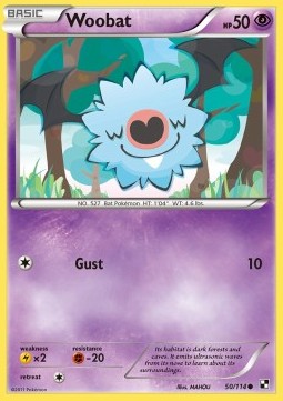 Pokemon TCG Woobat (BLW 50) Reverse Holo
