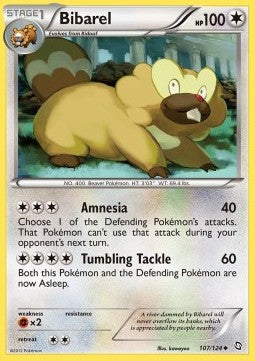 Pokemon TCG Bibarel (DRX 107) [Reverse Holo]