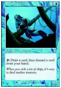 Magic The Gathering TCG Merfolk Looter (7ED 89)