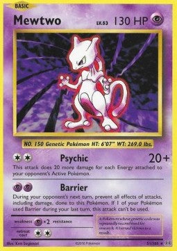 Pokemon TCG Mewtwo (EVO 51)