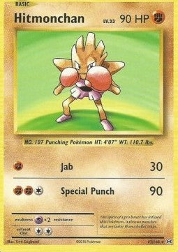 Pokemon TCG Hitmonchan (EVO 62) Reverse Holo