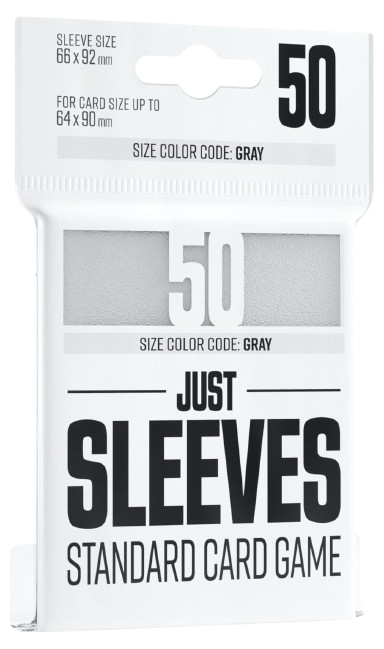 Gamegenic Just Sleeves: Standard Card Game White (50)