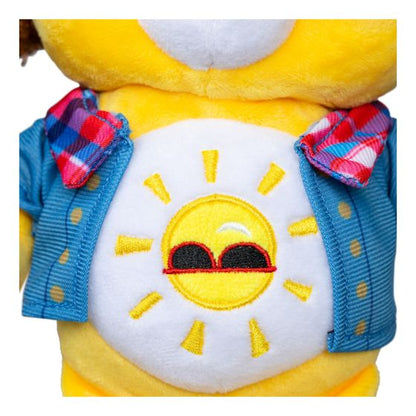 Care Bears 22cm Plush - Care Bears x Stranger Things - Funshine Bear as Dustin
