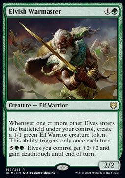 Magic The Gathering Elvish Warmaster (KHM 167/285)