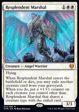 Magic The Gathering TCG Resplendent Marshal (KHM 022)
