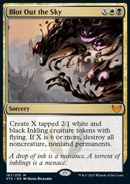 Magic The Gathering TCG Blot Out the Sky (STX 167)