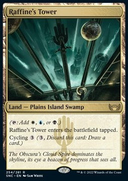 Magic The Gathering TCG Raffine's Tower (SNC 254)