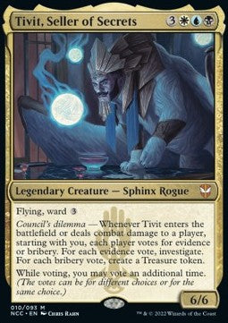 Magic The Gathering TCG  Tivit, Seller of Secrets (NCC 010)