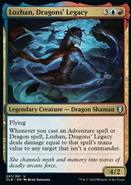 Magic The Gathering TCG  Lozhan, Dragons' Legacy (CLB 281)
