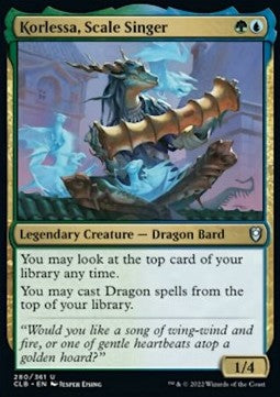 Magic The Gathering TCG Korlessa, Scale Singer (CLB 280)