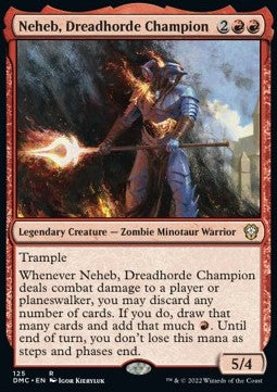 Magic The Gathering TCG Neheb, Dreadhorde Champion (DMC 125)