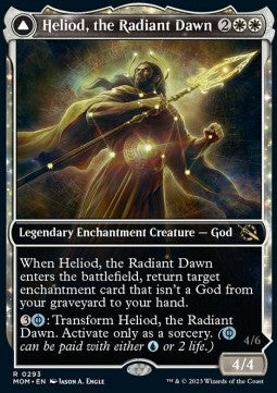 Magic The Gathering TCG  Heliod, the Radiant Dawn // Heliod, the Warped Eclipse (MOM 0293)