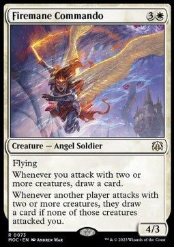 Magic The Gathering TCG Firemane Commando (MOC 0073)