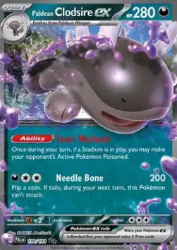 Pokemon TCG Paldean Clodsire ex (PAL 130)