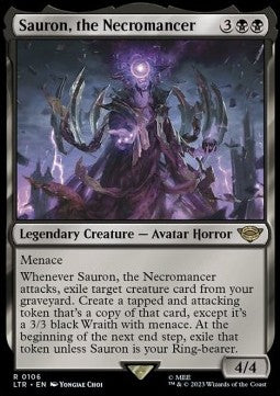 Magic The Gathering TCG Sauron, the Necromancer (LTR 0106)