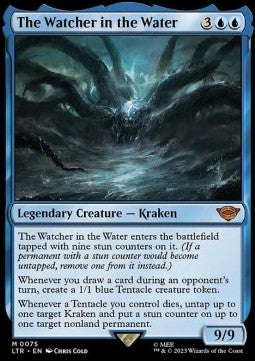 Magic The Gathering TCG The Watcher in the Water (LTR 0075)
