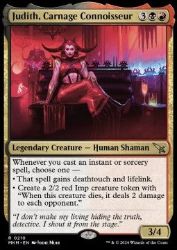 Magic The Gathering TCG Judith, Carnage Connoisseur (MKM 0210)